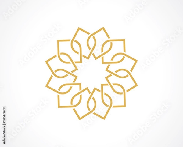 Fototapeta geometryczny wzór arabski