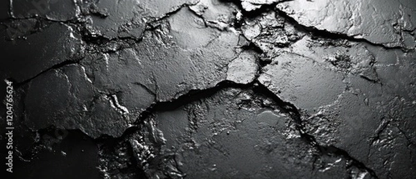 Fototapeta Textured Concrete Surface with Scratches and Light Reflections