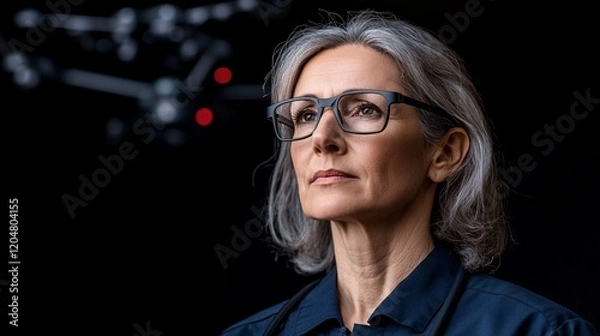 Fototapeta Professional in Healthcare with Advanced Technology