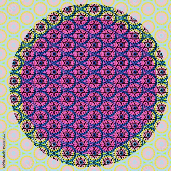Obraz seamless pattern with flower design
