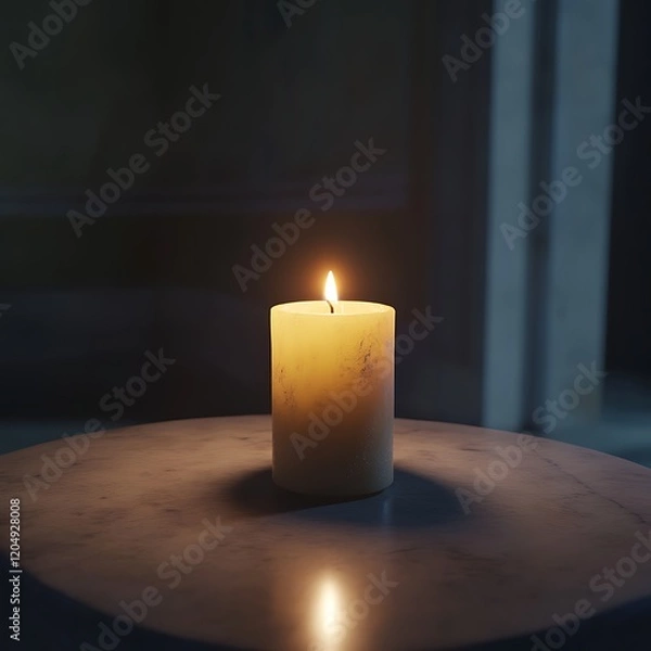 Obraz burning candle