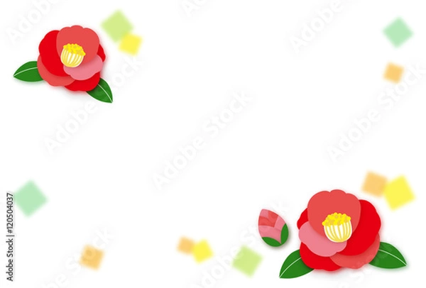 Obraz 椿のフレーム