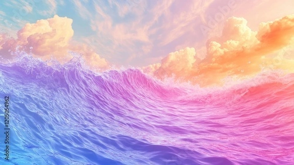 Fototapeta Lake and Sky