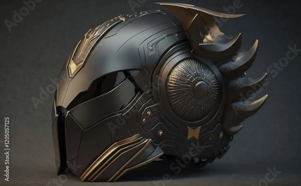 Fototapeta Futuristic Helmet Design