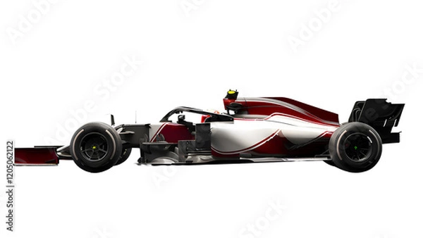 Fototapeta Top Performance Formula 1 Race Cars with Stunning Designs: Exploring Cutting-Edge F1 Car Engineering and Aerodynamics