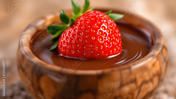 Obraz strawberries dipped in chocolate