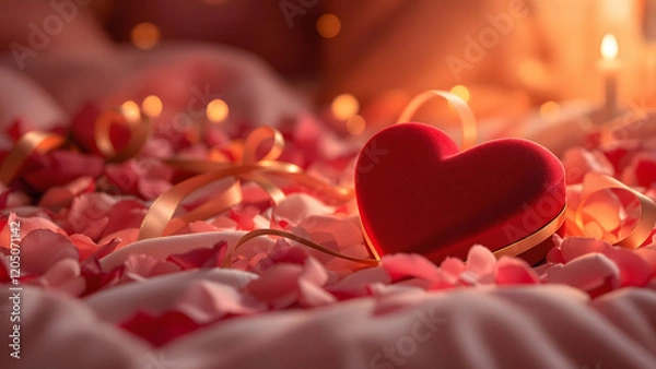 Obraz Gift box for valentine