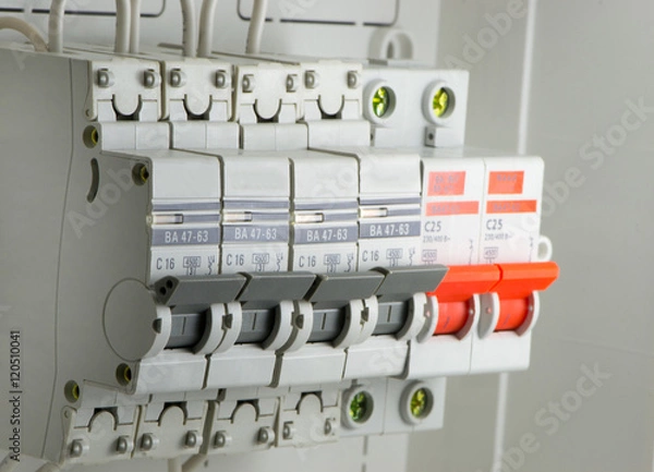 Obraz Circuit breakers are used by professionals