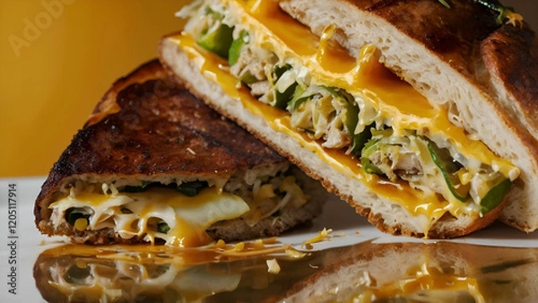 Obraz sandwich on bread