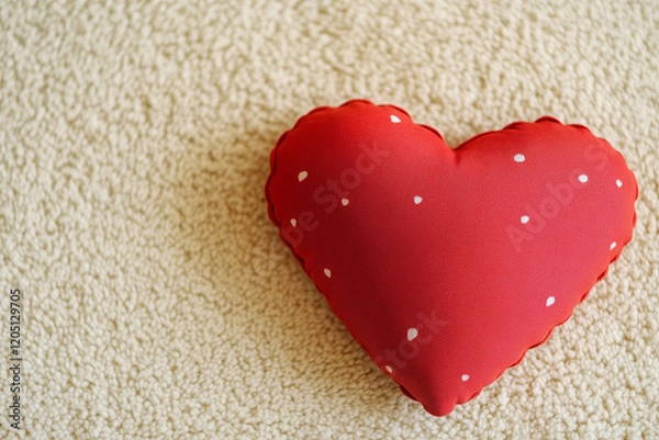 Fototapeta Heart pillow valentine day