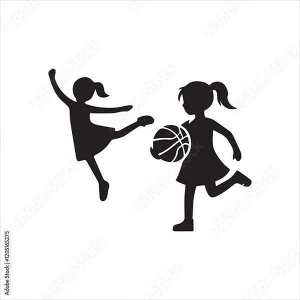 Obraz ballet dancer silhouette