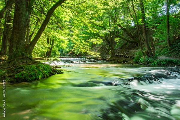 Fototapeta Tanew - long exposure - focused