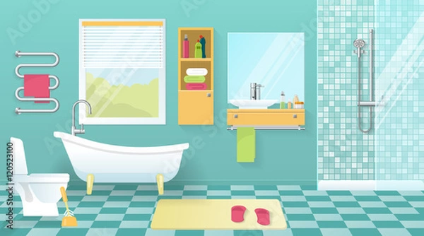 Obraz Modern Bathroom Interior