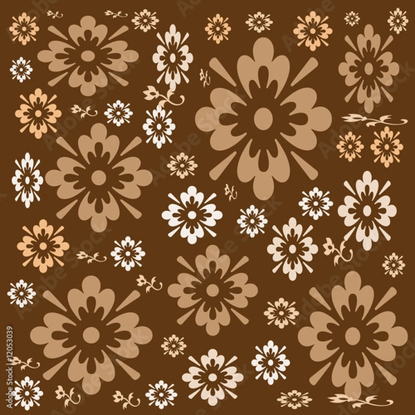 Fototapeta Brown   flowers.
