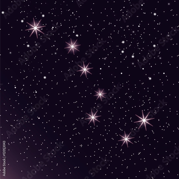 Obraz Constellation "The Great Bear"