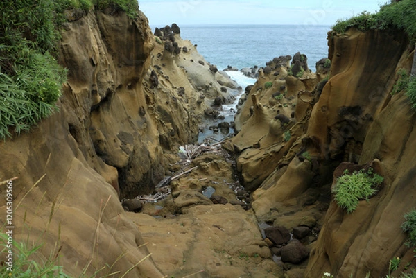 Fototapeta View of Keelung Islet from the Heping Island Park - Heping Island - Zhongzheng district - Taiwan