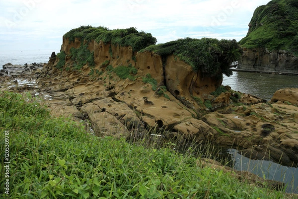 Fototapeta View of Keelung Islet from the Heping Island Park - Heping Island - Zhongzheng district - Taiwan