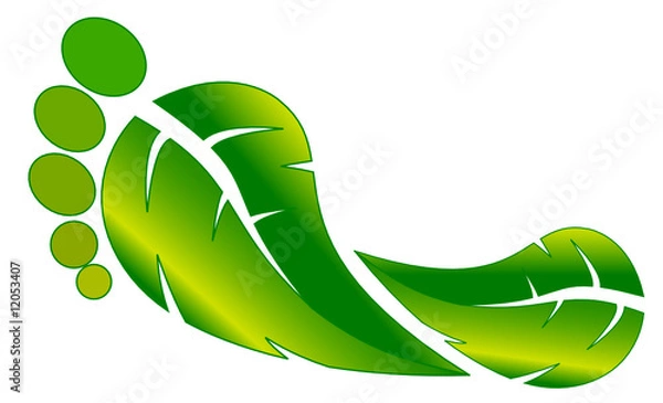 Obraz Green Footprint