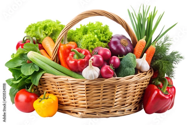 Obraz basket with vegetables