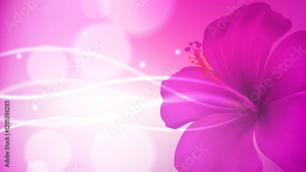 Fototapeta Abstract purple gradient multipurpose flower background design