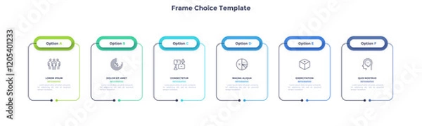 Fototapeta Modern Infographic Vector Template