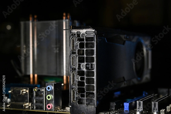 Fototapeta computer equipment and processor cooling system