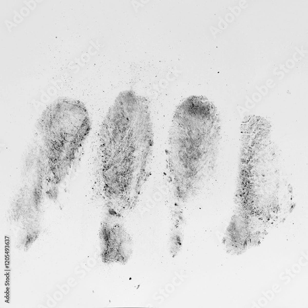 Fototapeta Elegant Hand Silhouettes 