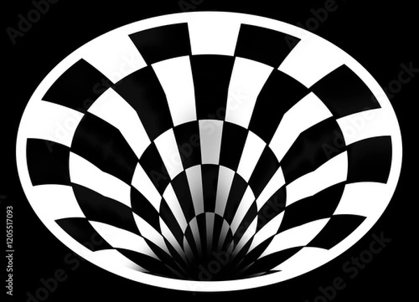 Obraz Illusion Hole royalty