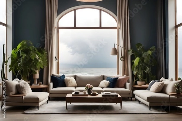 Obraz living room interior