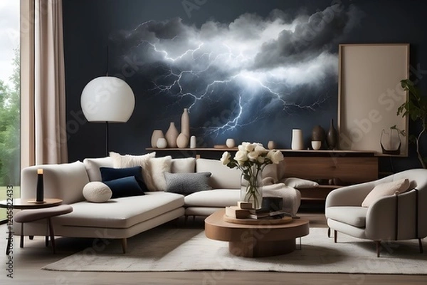 Obraz living room interior