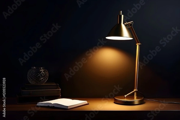 Obraz lamp and books