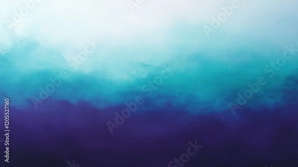Fototapeta Abstract gradient background with light blue cyan and dark purple tones blending smoothly together