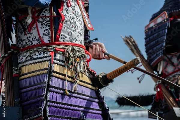 Obraz 弓を携えた大鎧の人物