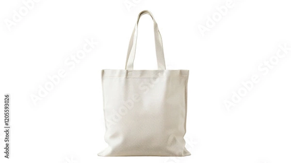 Fototapeta 
Blank tote bag mockup on transparent background