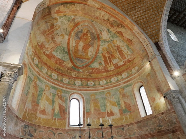 Obraz イタリア　アクイレイア　世界遺産　総大司教座聖堂のバシリカ