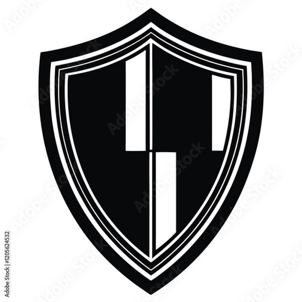 Obraz shield with sword