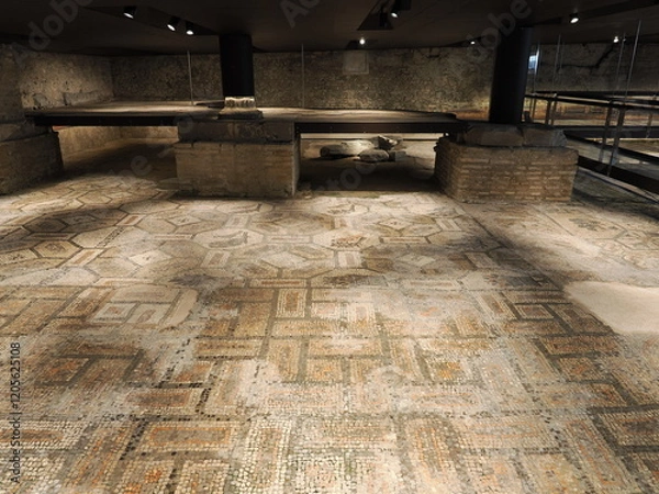 Obraz イタリア　アクイレイア　世界遺産　総大司教座聖堂のバシリカ