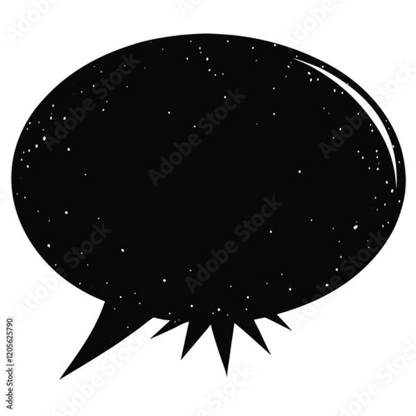 Obraz black and white bubble