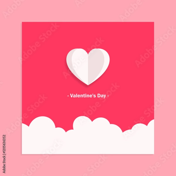 Fototapeta background design with a valentine theme. for greeting cards and promotional advertising banners
