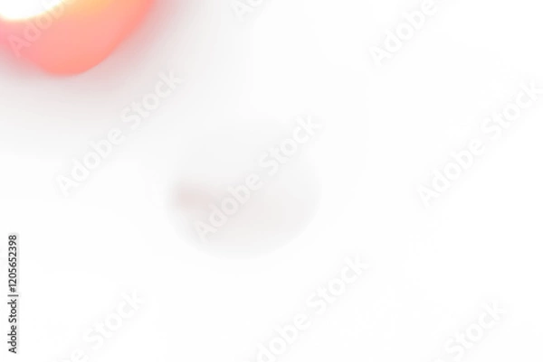 Fototapeta Abstract red light flares on Transparent overlay background.