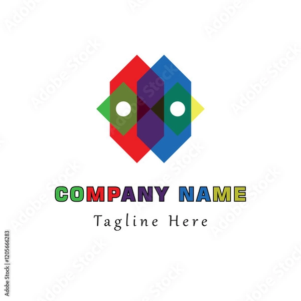 Obraz Colorful Emerald Logo