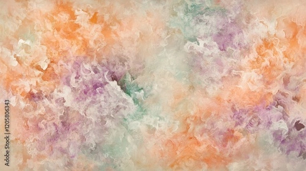 Fototapeta Abstract pastel cloud texture background.