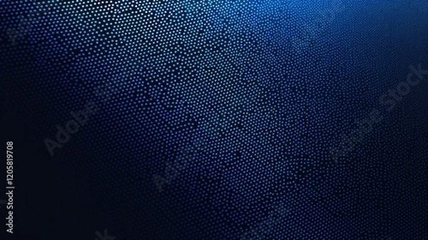 Fototapeta Abstract blue dot pattern background texture.