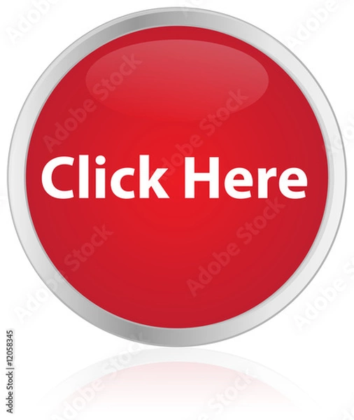 Obraz Click Here Button