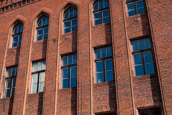 Obraz old brick building