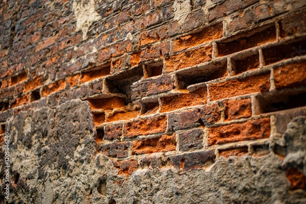 Obraz war wall texture