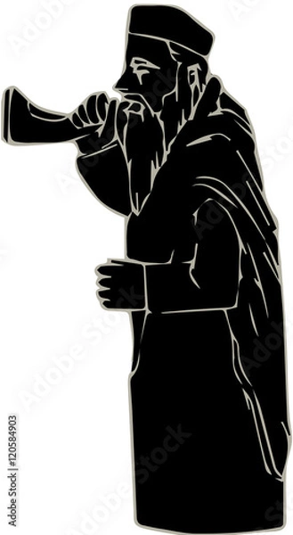 Fototapeta еврей зовет молиться