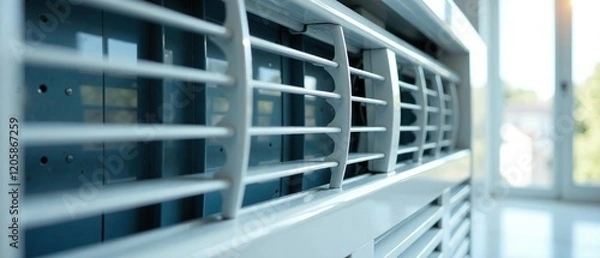 Fototapeta Air Conditioner Cleaning: Sparkling Clean, Pristine Interior