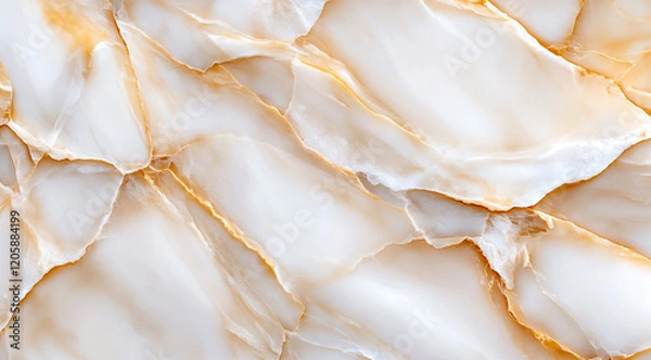 Fototapeta Elegant Natural Marble Background with Veined Pattern - Ideal for Luxury Branding and Interior Design Projects