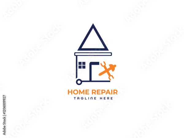 Obraz Home repair construction logo 